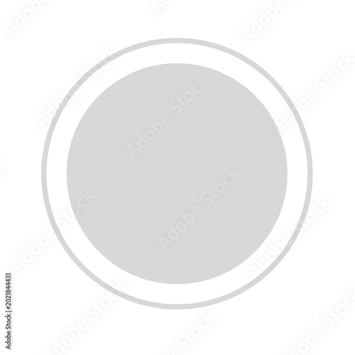 Minimalist Black and White Circle