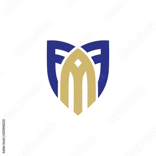 Premium shield monogram logo with a modern geometric design crafted to create a strong, elegant, and memorable brand identity.
