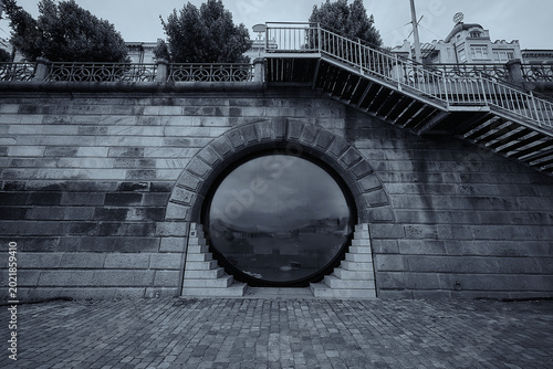 Unique reconstructed dungeons on the Prague embankments.