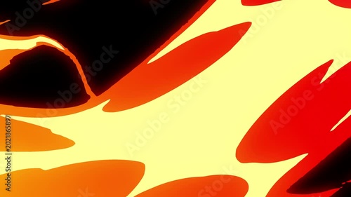 Anime Transition Fire Burst 4K
