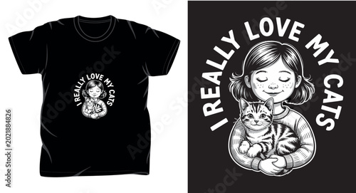 Foto Animals graphic vector art t-shirt design print template