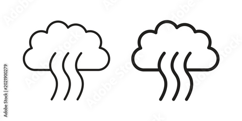 Φωτογραφία Steam icon symbol. Flat Vector illustration set