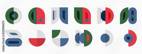 Abstract geometric shapes, colorful patterns, minimalist design. Flags represented using circles, rectangles, curves. Simple forms, modern aesthetic. Free Download Abstract geometric shapes, colorful patterns, minimalist design. Flags represented using circles, rectangles, curves. Simple forms, modern aesthetic. - GFXLoad