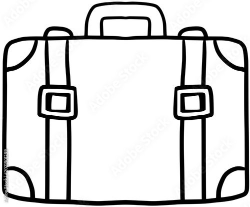Vászonkép illustration of a bag