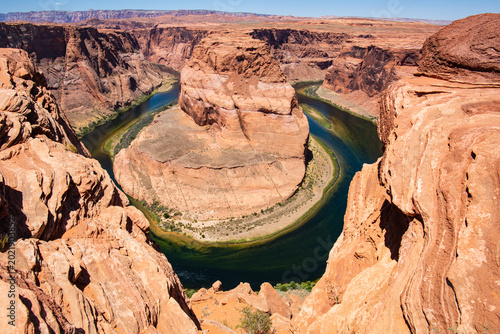Schilderij op canvas Horseshoe Bend and Colorado river