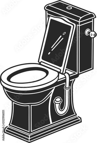 hand drawn vector illustration of an electric mixer