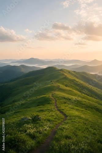  Green hills and misty mountains