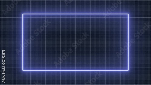 glowing rectangle, Square line spectrum