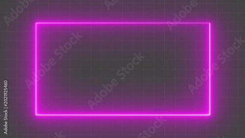 glowing rectangle, Square line spectrum