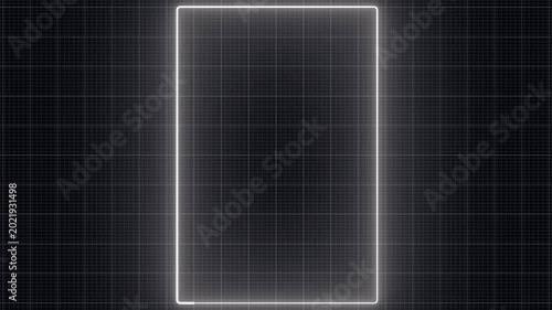 glowing rectangle, Square line spectrum