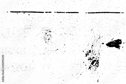 Konstfotografi Distressed analog paper overlay with printed ink residue, photocopy scan artifacts and dirty texture, isolated on transparent background