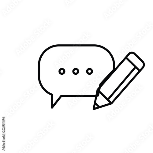 Chatbot AI Outline Icons Collection