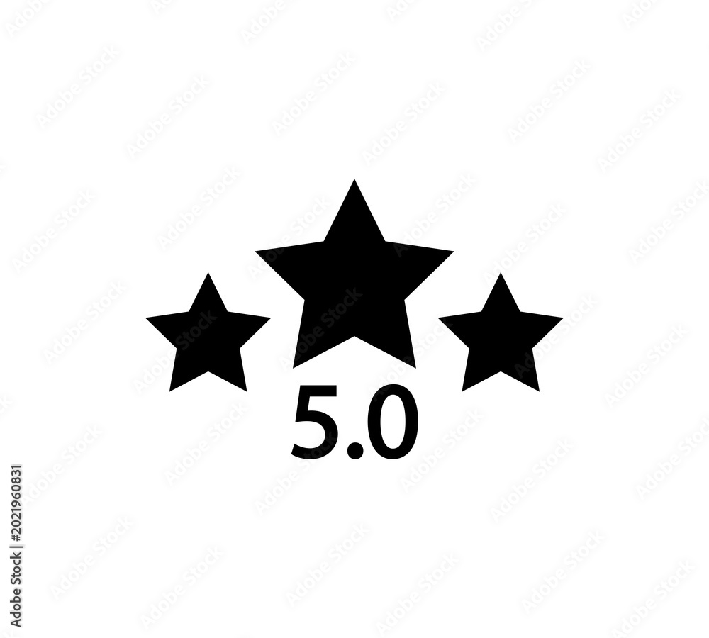 Fototapeta premium Best Seller Five Star Rating