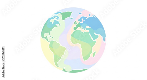 Fotografía Globe Earth Planet World Map.