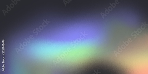 Atmospheric teal and lavender haze with soft blurred transitions and dense granular noise