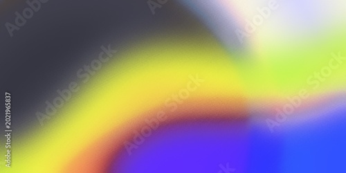 Fluid solar yellow and violet sweep with heavy granular noise on a deep obsidian backdrop