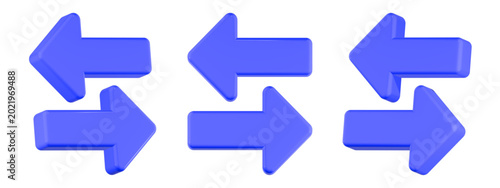 Konstfotografi swap icon 3d rendering