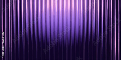 Bilde på lerret Elegant purple curtains, draped in graceful folds, with a textured look, perfect
