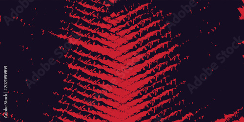 Foto Red Grunge Tire Track Texture