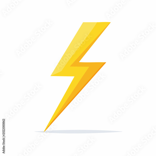 Free Download Yellow Lightning Bolt Icon - GFXLoad