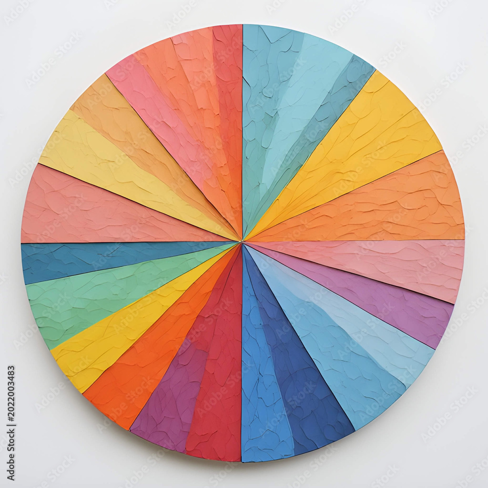 Fototapeta premium abstract colorful background with color wheel