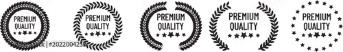 Fotografija premium quality badges