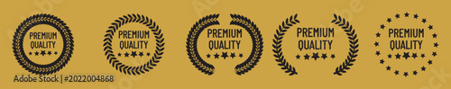 Photography premium quality badges