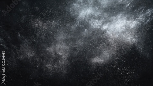 Starry Night Sky with Milky Way Galaxy