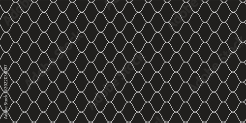 Mesh texture for fishing nets. Seamless pattern for sportswear or soccer goal, volleyball net, basketball hoop, hockey, athletics. Abstract net background for sports