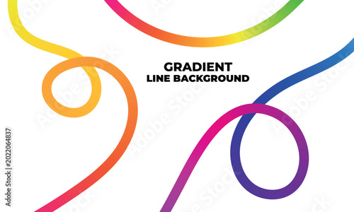 Vibrant gradient lines abstract background modern colorful wave design for digital marketing and creative projects