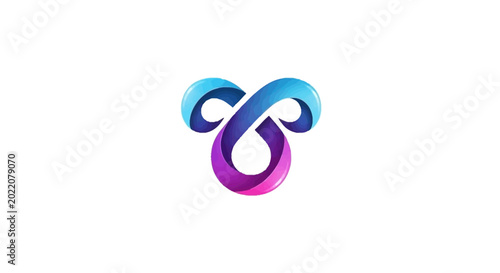 Colorful Infinity Symbol Logo Design.