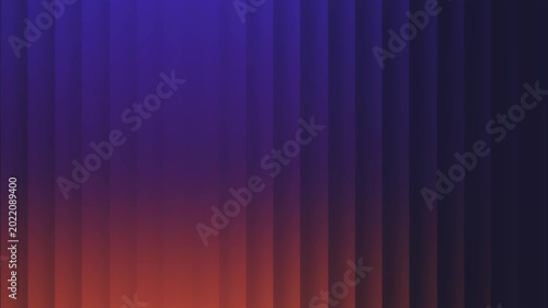 A vibrant video gradient background with a striped pattern and fractal glass effect in shades of blue and orange