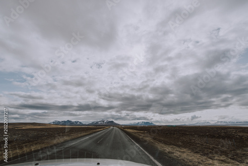 Konstfotografi Wanderlust explorer discovering icelandic natural wonders