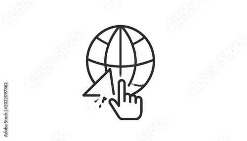 Internet click icon