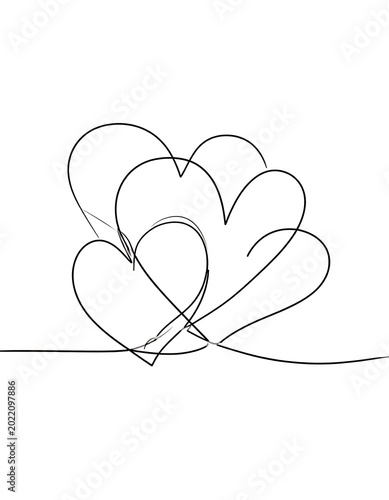 Intertwined hearts