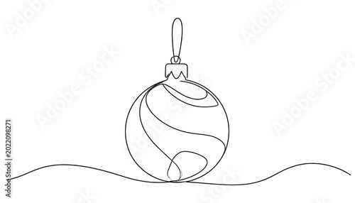 Minimalist Ornament Line Art