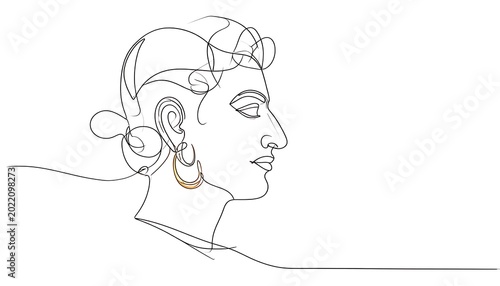 Minimalist profile drawing (1)