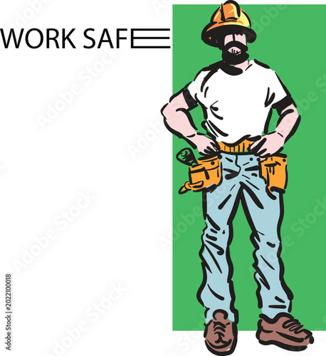 Construction Worker Vector