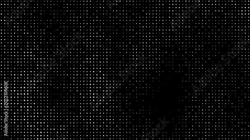 Black and White Halftone Dot Pattern Background for Retro Tech.