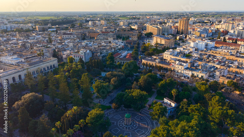 Lecce, Puglia, Italy, aerial drone view