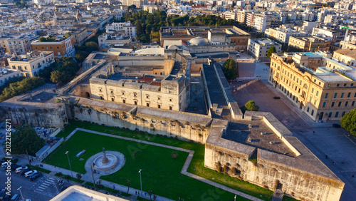 Lecce, Puglia, Italy, aerial drone view