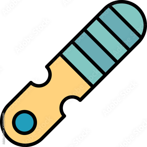 Quadro em tela Nail File Icon