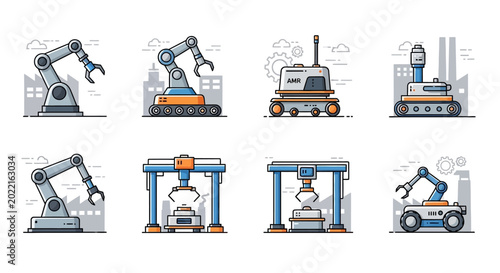 Autonomous Mobile Robots with Robotic Arms for Industry Automation