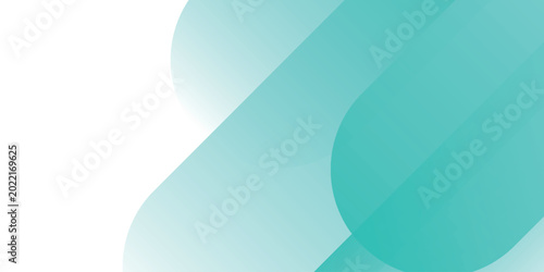 Quadro su tela White abstract background with overlapping minimalist geometric shapes
