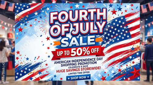 Fourth of July Sale Offers Discounts on American Independence Day Shopping
