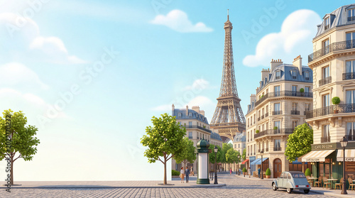 View of Seine River With Eiffel Tower and Notre Dame During Bright Sunny Day ...