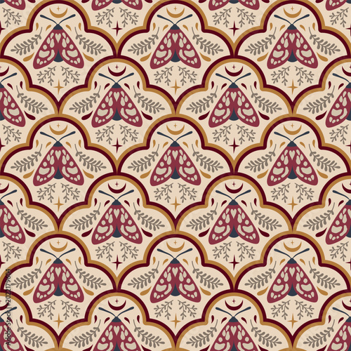 Foto Vintage art deco seamless pattern