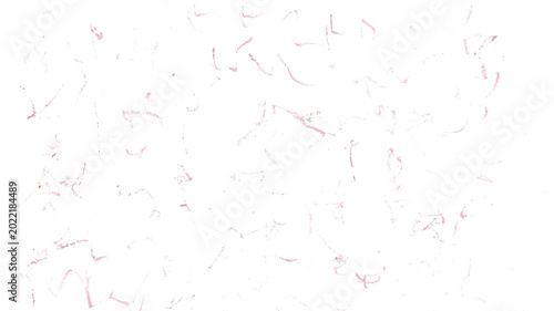 Soft Pink Charcoal Texture on White Background