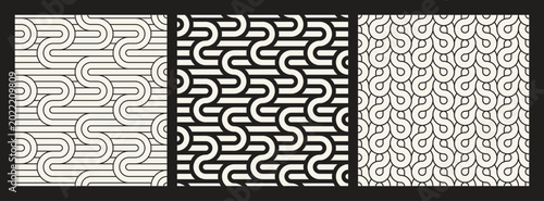 Canvastavla Vector seamless pattern set