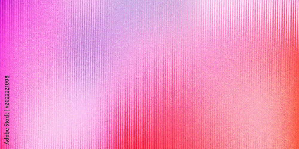 Fototapeta premium Vibrant pink and red gradient background with textured effect and subtle vertical lines
